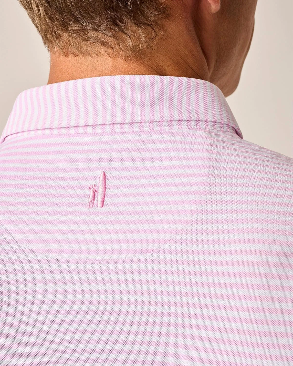 johnnie-O Performance Mesh Polo - Stetson Stripe