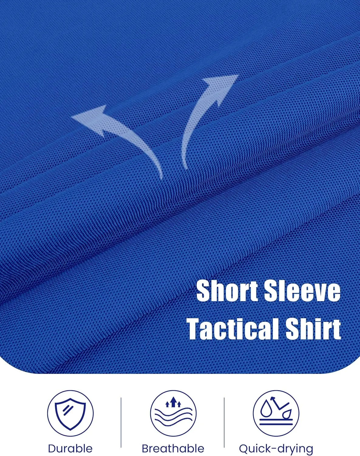 Men's Polo Shirt Short Sleeve Tactical Shirt, Golf Shirts, Absorbent and Quick Drying Polo Sports Neck Shirt Tennis